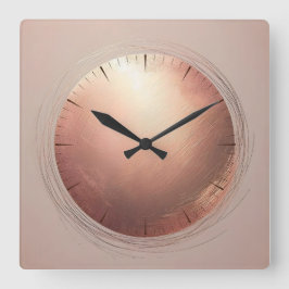 copper disc fyrkantig klocka