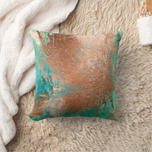 Copper Distress Patina Kudde