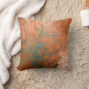 Copper Distress Patina Kudde