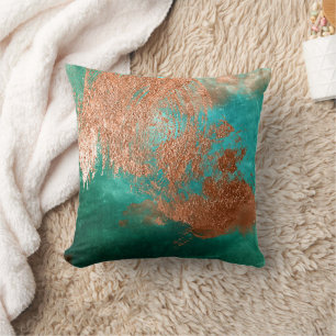 Copper Distress Patina Kudde