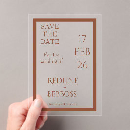 Copper Elegant Modern Wedding