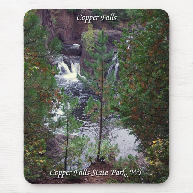 Copper Falls mousepad Musmatta (Framsidan)