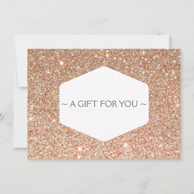 COPPER GLITTER Gift-certifikat (Framsida)