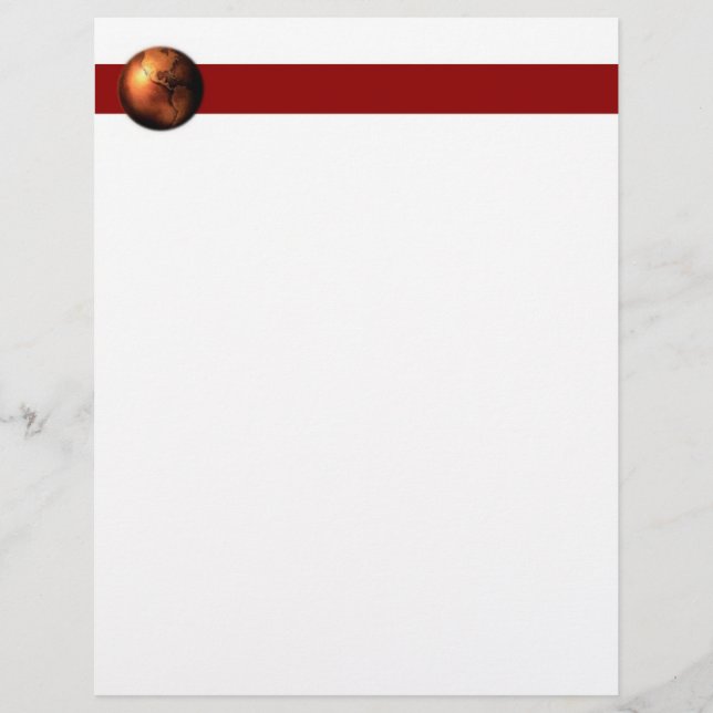 Copper Globe Letterhead (Framsida)