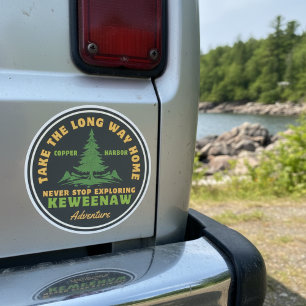 Copper Harbor Keweenaw Michigan Äventyr Klistermärken