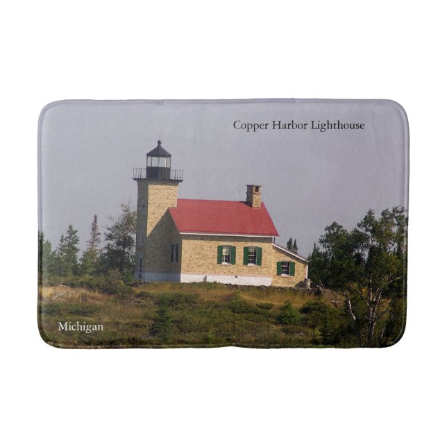 Copper Harbor Lighthouse badmatta Badrumsmatta (Framsidan)