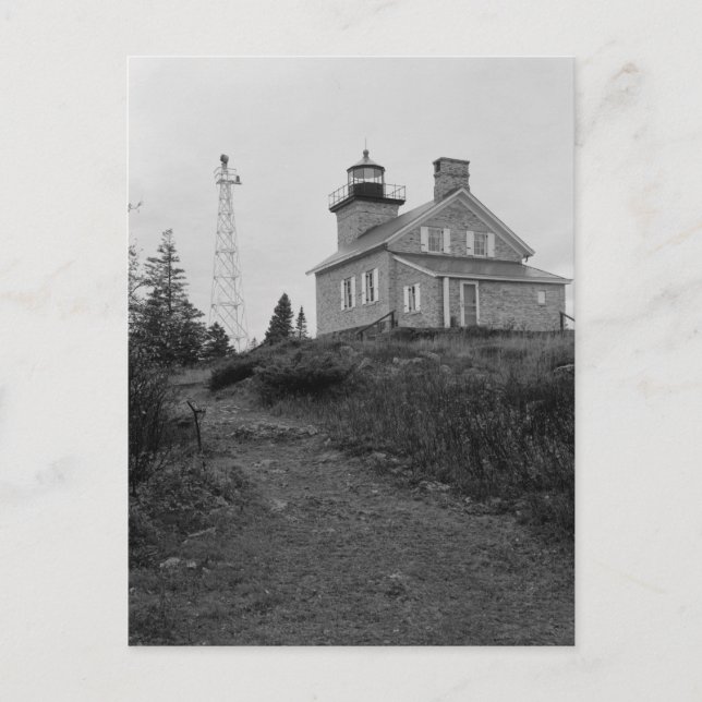 Copper Harbour Light Vykort (Framsida)