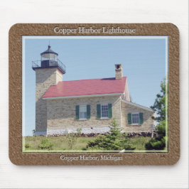 Copper Harbour Lighthouse mousepad Musmatta