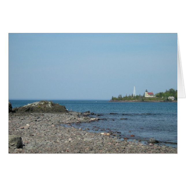 Copper Harbour Lighthouse OBS Kort (Framsidan Horizontal)