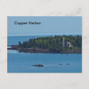 Copper Harbour Michigan Lighthouse Vykort
