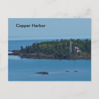 Copper Harbour Michigan Lighthouse Vykort