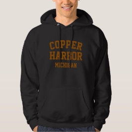 Copper Harbour Michigan Prated Hoodie