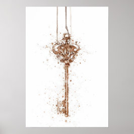 Copper Key Poster