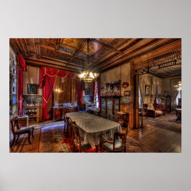 Copper Kung Dining Room - Butte Montana Poster (Framsidan)