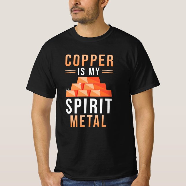 Copper Metall Sayed T Shirt (Framsida)