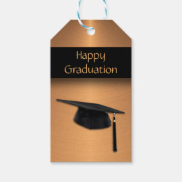 Copper Metall Titta Studenten Presentetikett