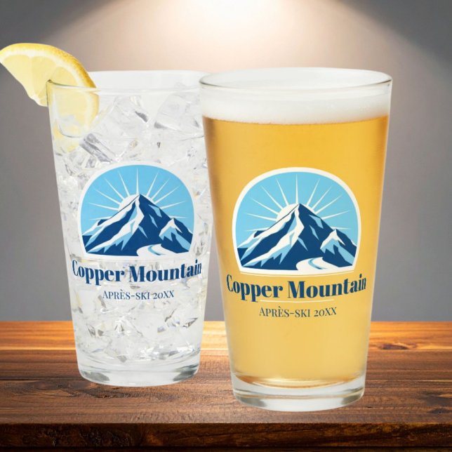 Copper Mountain Colorado après-ski ölglas Glaskopp (Skapare uppladdad)