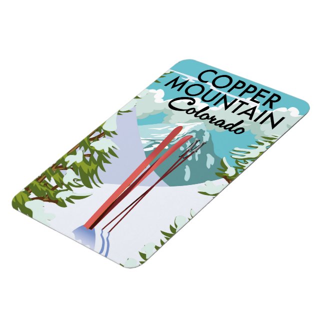 Copper Mountain Colorado Ski Magnet (Vänstra Sidan)