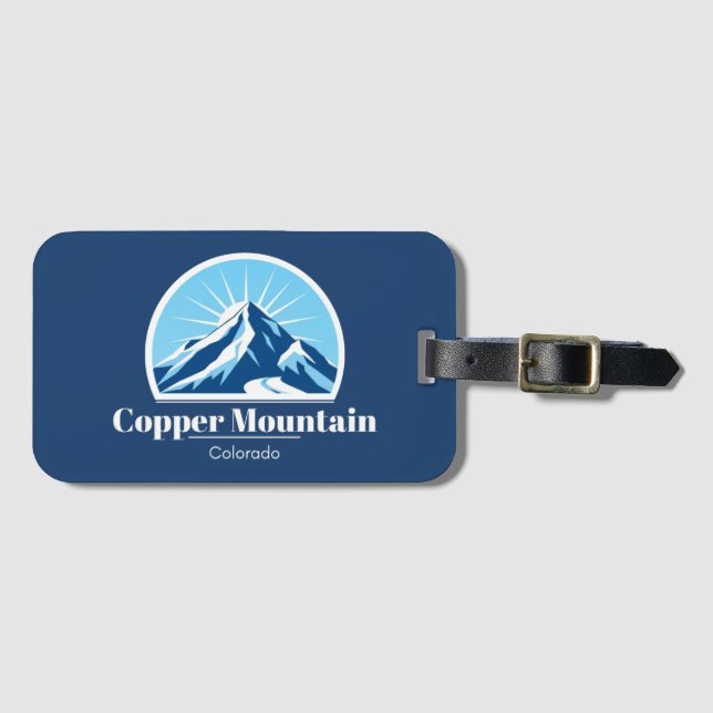 Copper Mountain Colorado ski-semester Bagagebricka (Framsida horisontal)
