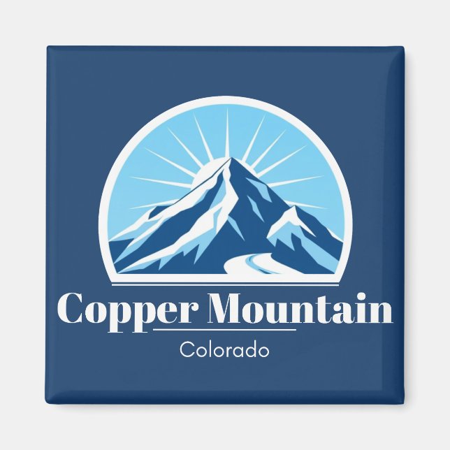 Copper Mountain Colorado ski-semester Magnet (Framsidan)