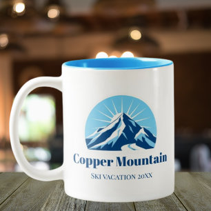 Copper Mountain Colorado ski semestersouvenir Två-Tonad Mugg