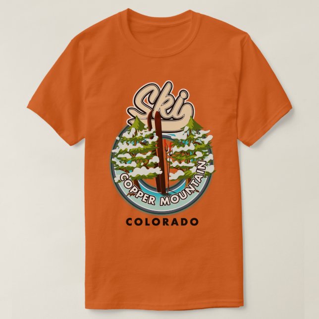 Copper Mountain Colorado Ski T Shirt (Design framsida)