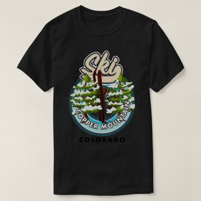 Copper Mountain Colorado Ski T Shirt (Design framsida)