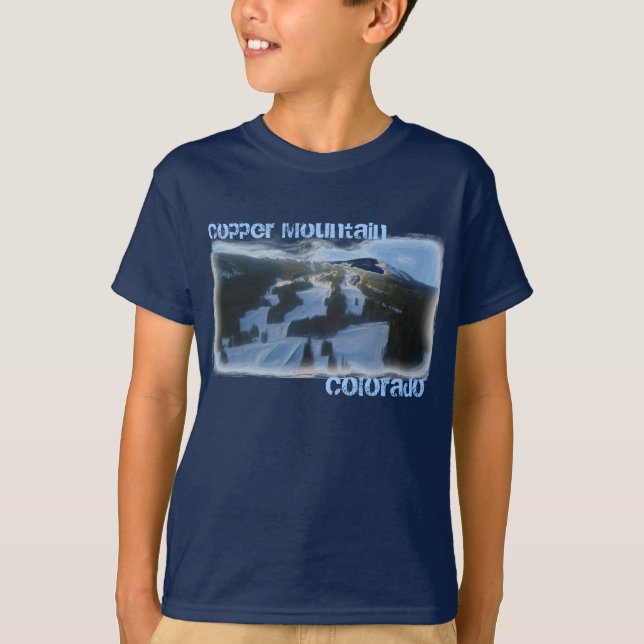 Copper Mountain Colorado T T T T-shirt (Framsida)