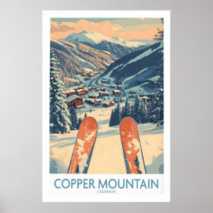 Copper Mountain Colorado Väggkonst Vinterberg