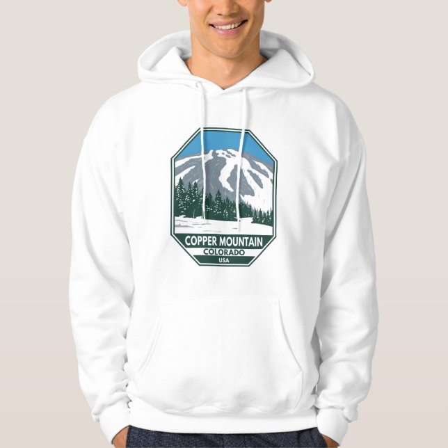 Copper Mountain Ski Area Colorado Hoodie (Framsida)