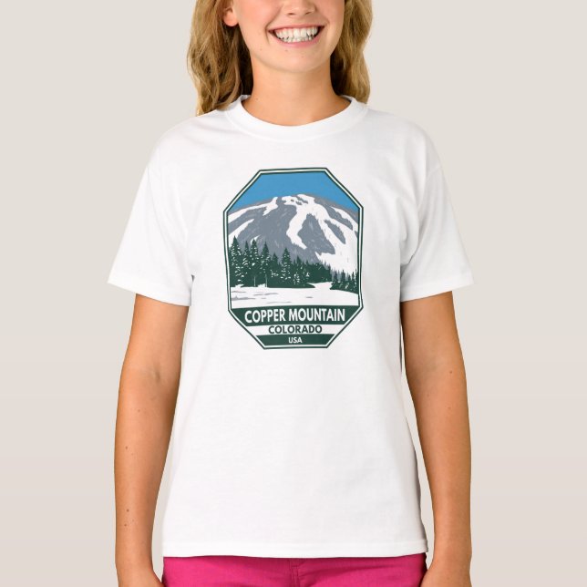 Copper Mountain Ski Area Colorado T Shirt (Framsida)
