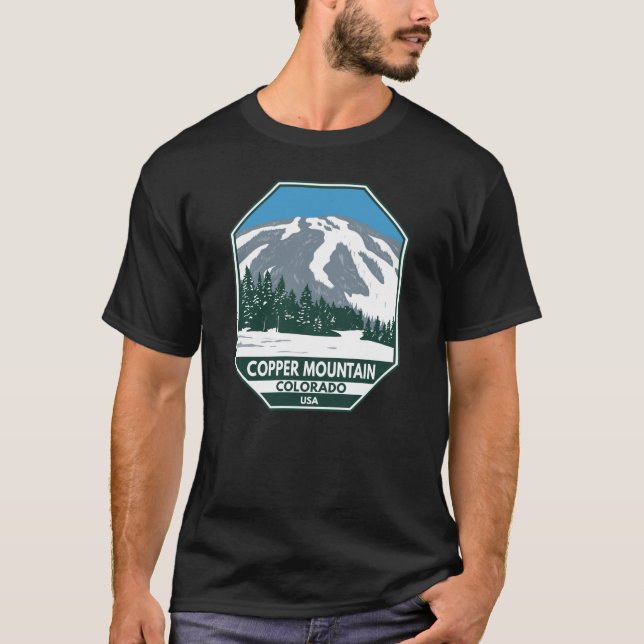 Copper Mountain Ski Area Colorado T Shirt (Framsida)