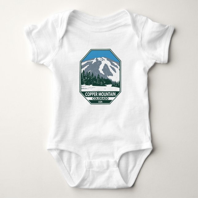 Copper Mountain Ski Area Colorado T Shirt (Framsida)