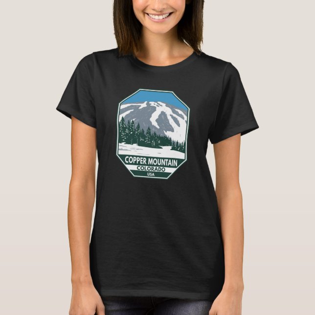 Copper Mountain Ski Area Colorado T Shirt (Framsida)
