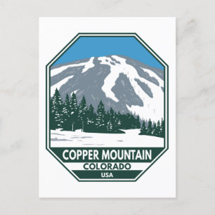 Copper Mountain Ski Area Colorado Vykort