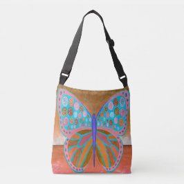 Copper Ocean Butterfly Crossbody Bag Axelväska