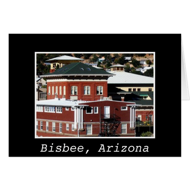 Copper Queen Hotel Bisbee AZ-fotokort Hälsningskort (Framsidan Horizontal)