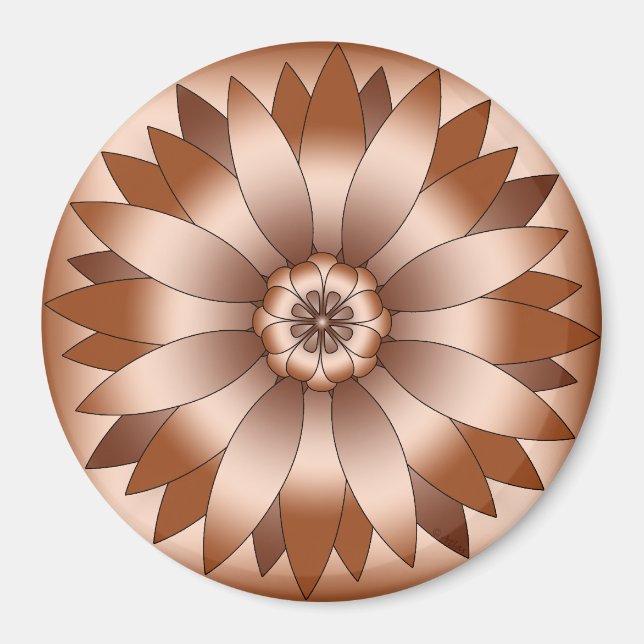 Copper Rosette Magnet (Framsidan)