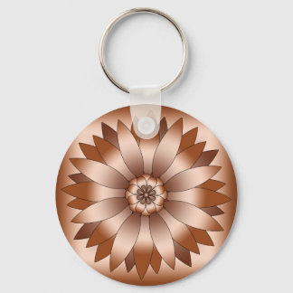 Copper Rosette Nyckelring