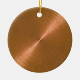 Copper Sheen-Personligen för jul Julgransprydnad Keramik