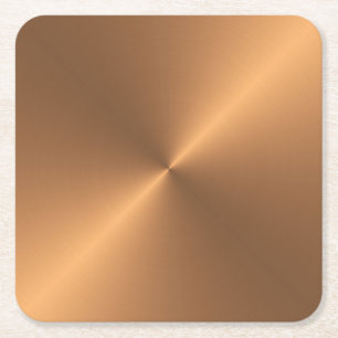 Copper Shine Underlägg Papper Kvadrat