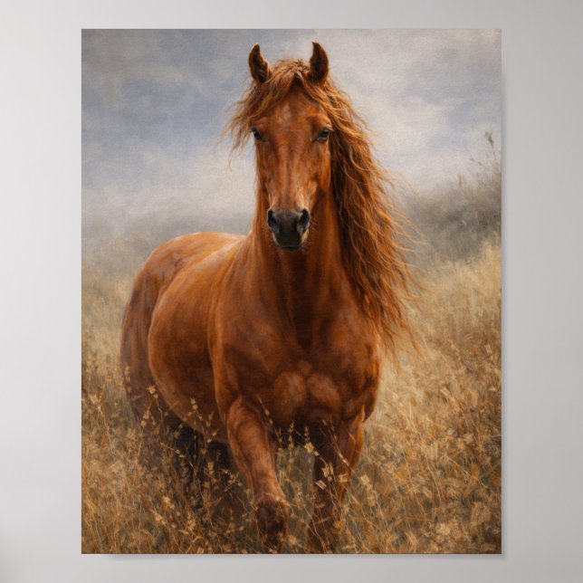 Copper Spirit | Chestnut Horse | Poster (Framsidan)