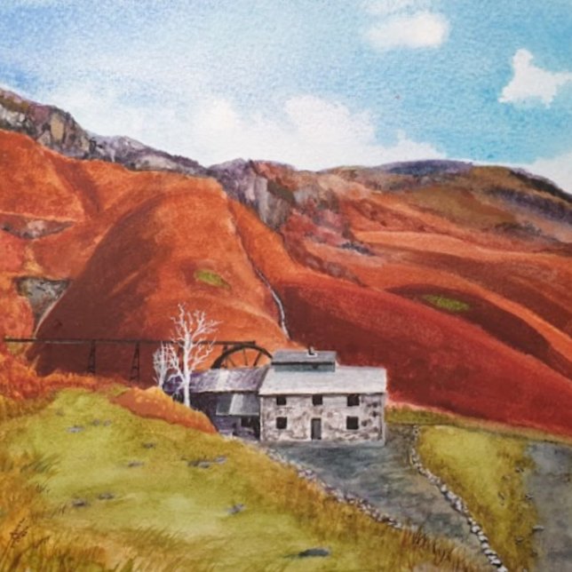 Coppermins bergsstugor vykort (Skapare uppladdad)