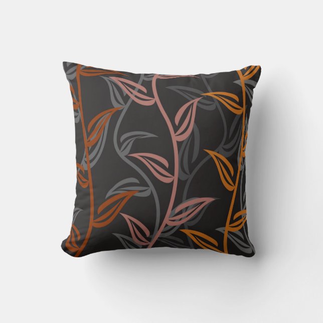 Coppertone Blommigt Garden Kudde (Framsida)