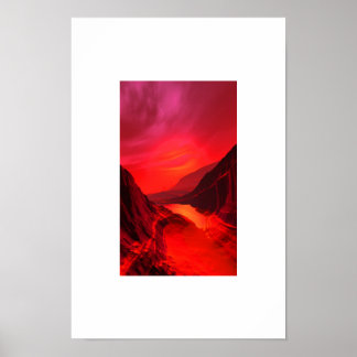 COPPERWINE CONTINENENTS COLORSHIFT POSTER