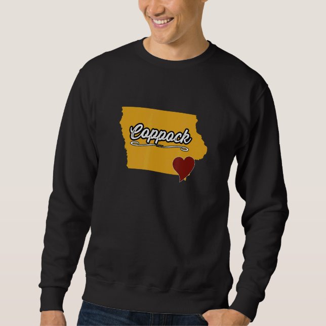 COPPOCK IOWA IA USA  Cute Souvenir Merch  US City  Lång Ärmad Tröja (Framsida)