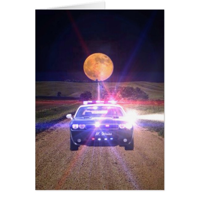 Cops Hälsningskort (Framsidan)