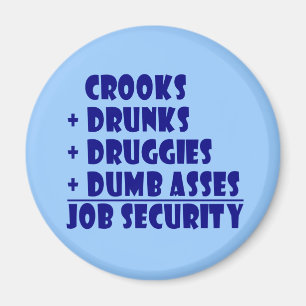 COPS-jobbsäkerhet Magnet