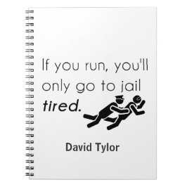 Cops Jokes Anteckningsbok Med Spiral