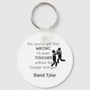 Cops Jokes Gifts Nyckelring